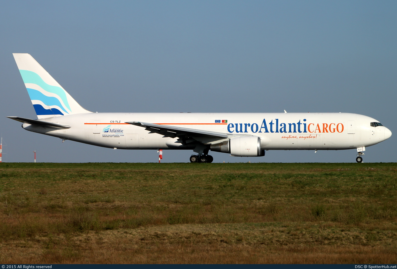 Photo of CS-TLZ - Boeing 767-375(ER)(BDSF) operated by EuroAtlantic Airways Cargo
