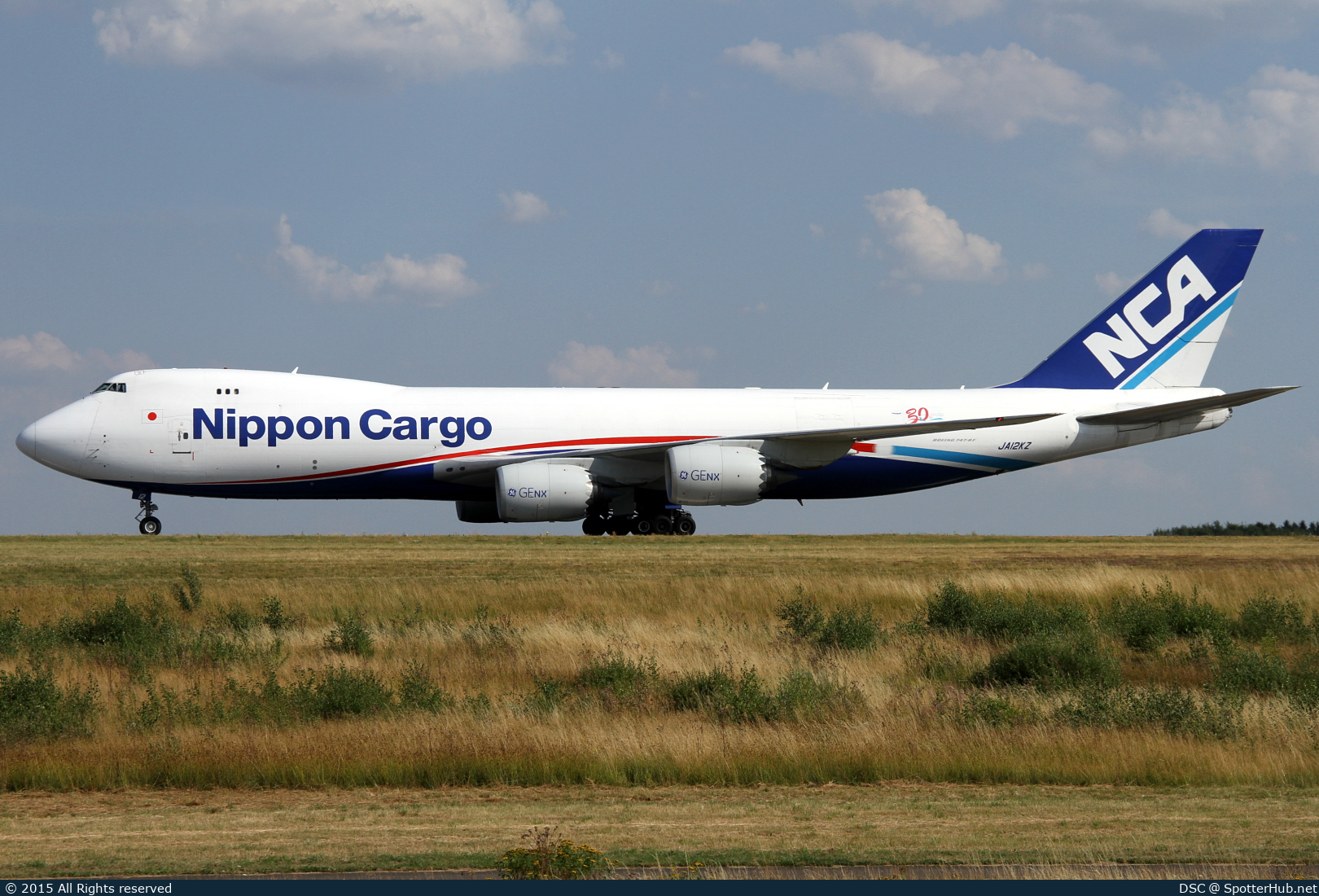Photo of JA12KZ - Boeing 747-8KZF operated by Nippon Cargo Airlines