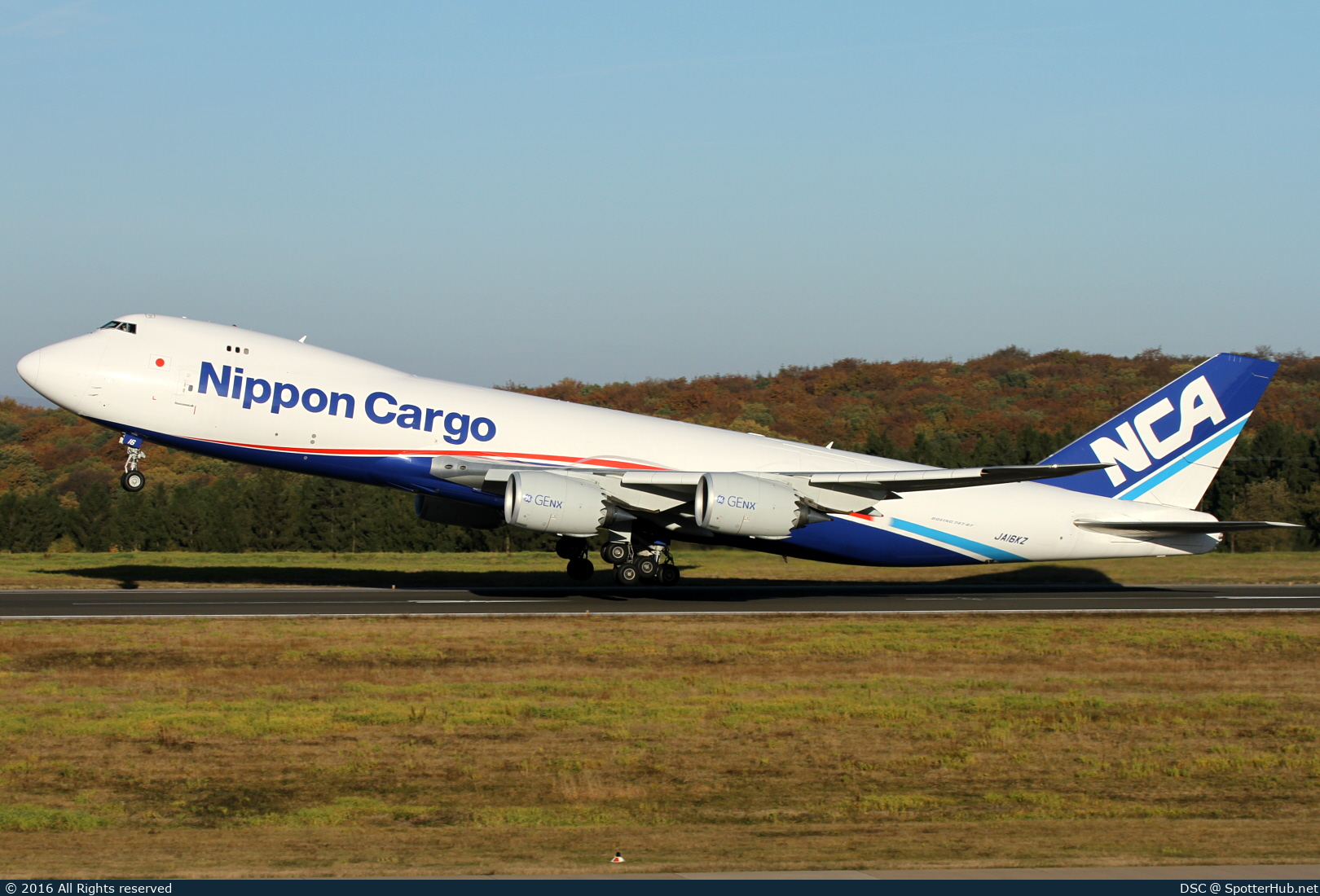 Photo of JA16KZ - Boeing 747-8KZF operated by Nippon Cargo Airlines