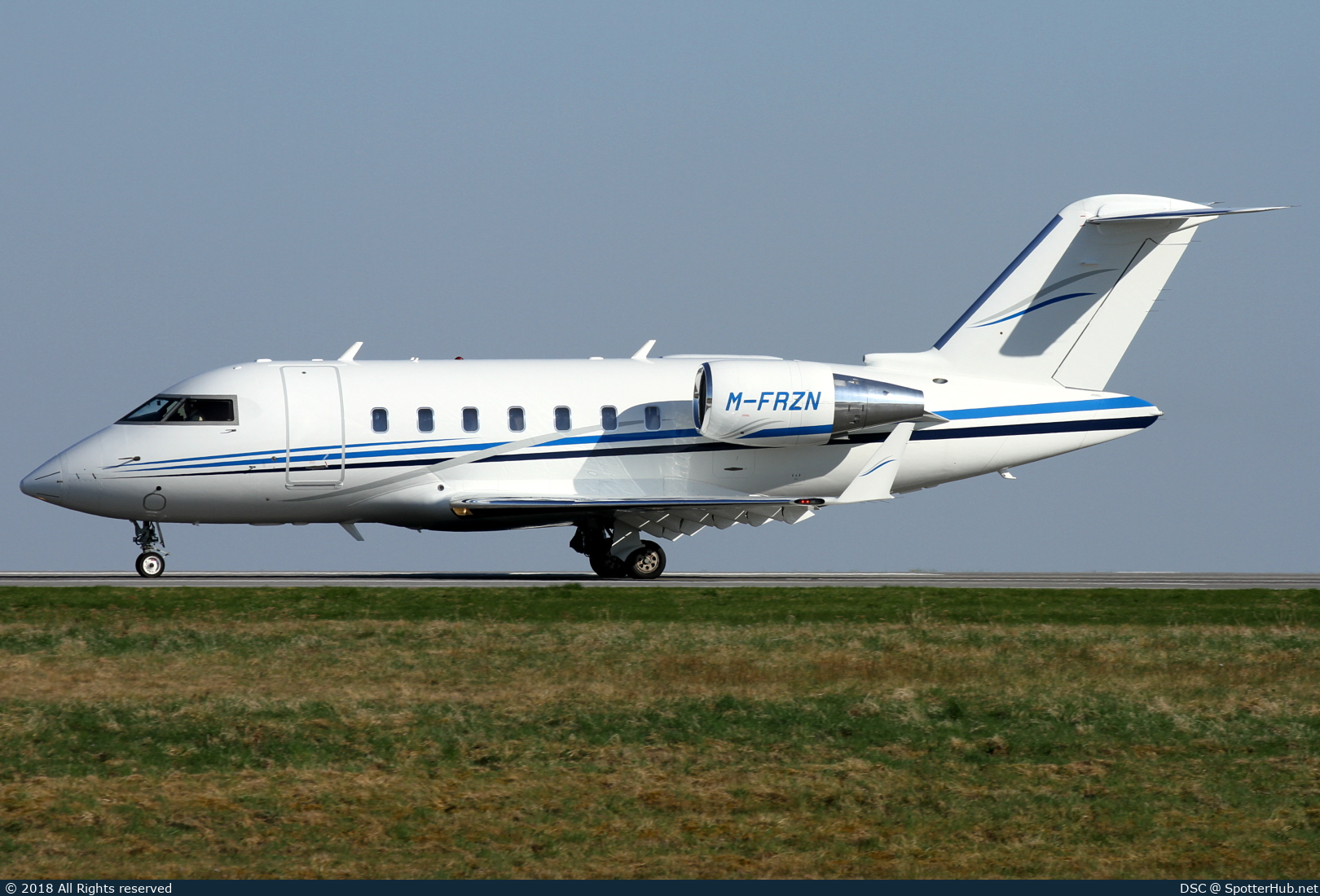 Photo of M-FRZN - Bombardier Challenger 605 operated by Iceland Foods