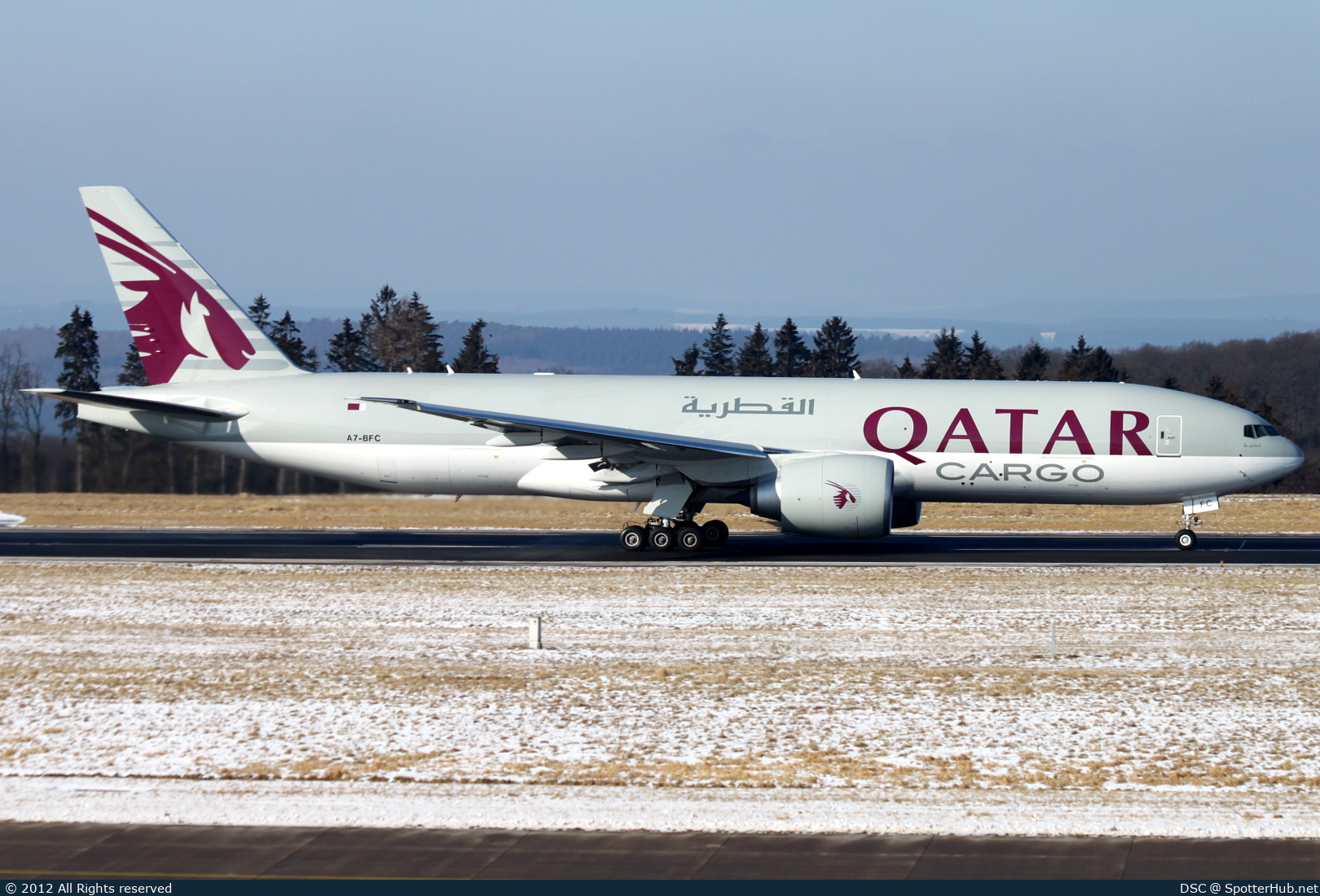Photo of A7-BFC - Boeing 777-FDZ operated by Qatar Airways Cargo