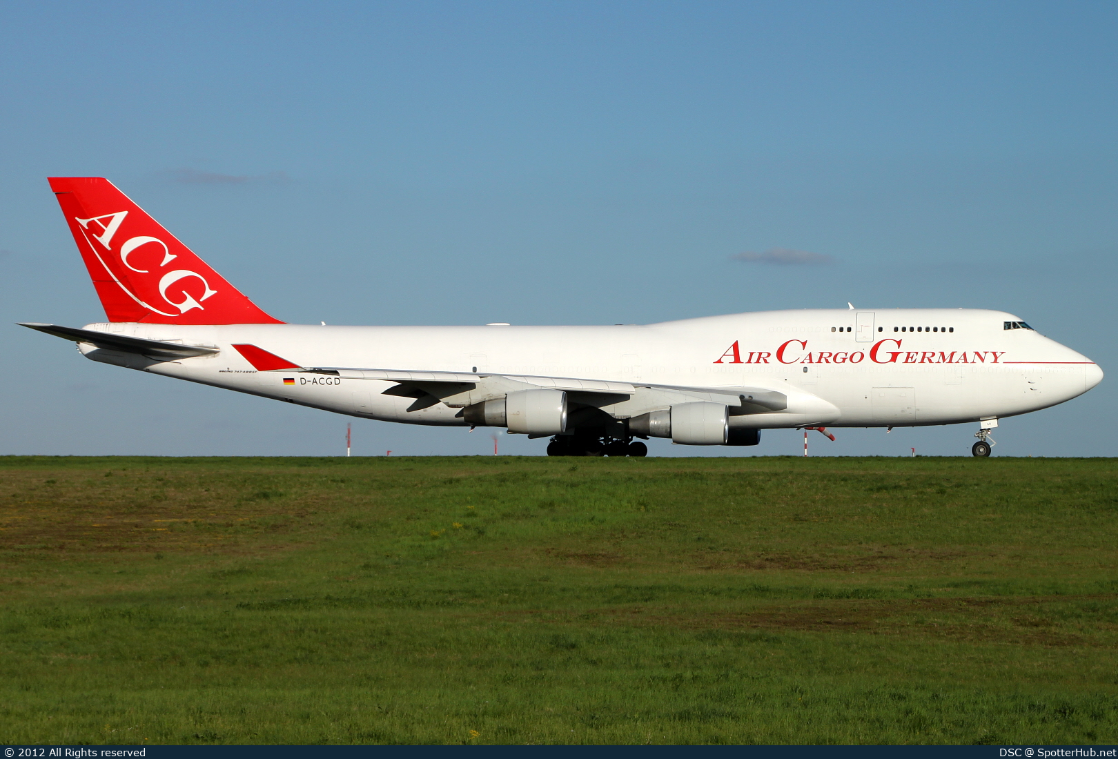 Photo of D-ACGD - Boeing 747-412(BCF) operated by Air Cargo Germany