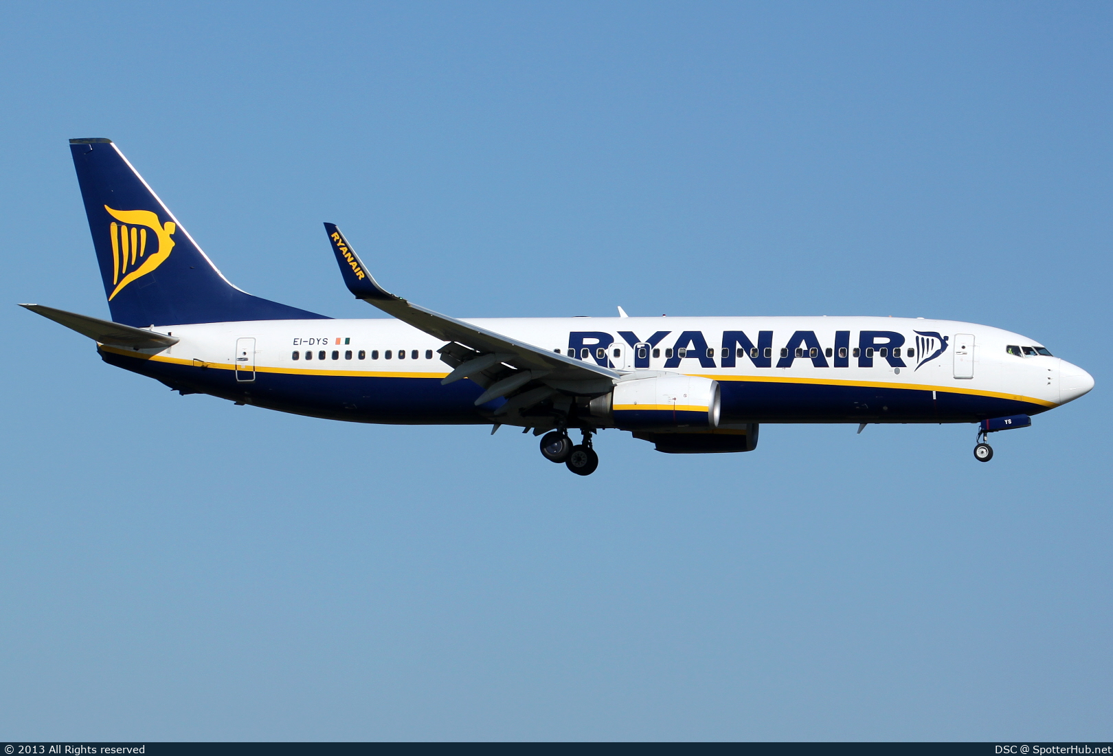 Photo of EI-DYS - Boeing 737-8AS operated by Ryanair