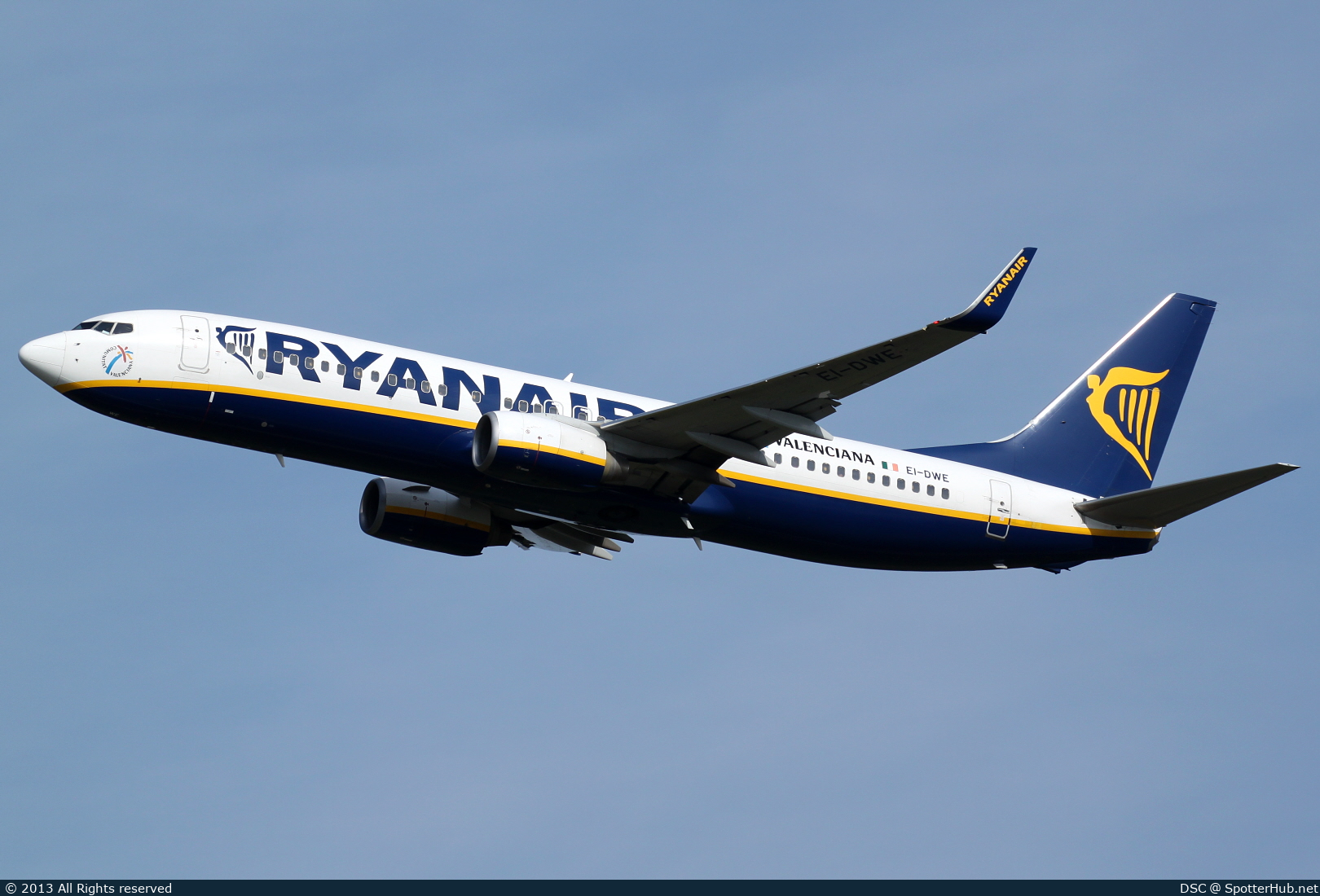 Photo of EI-DWE - Boeing 737-8AS operated by Ryanair
