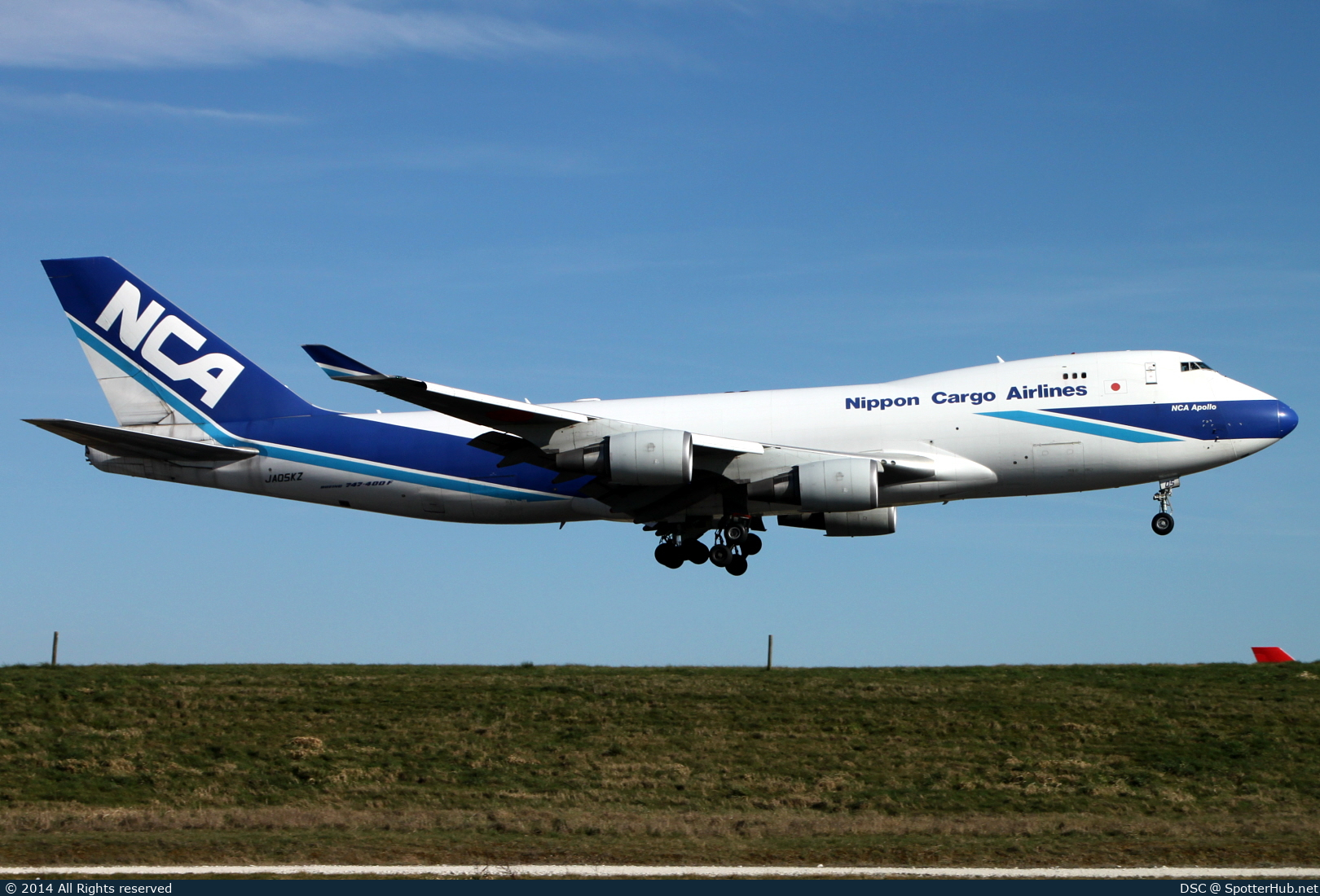 Photo of JA05KZ - Boeing 747-4KZF operated by Nippon Cargo Airlines