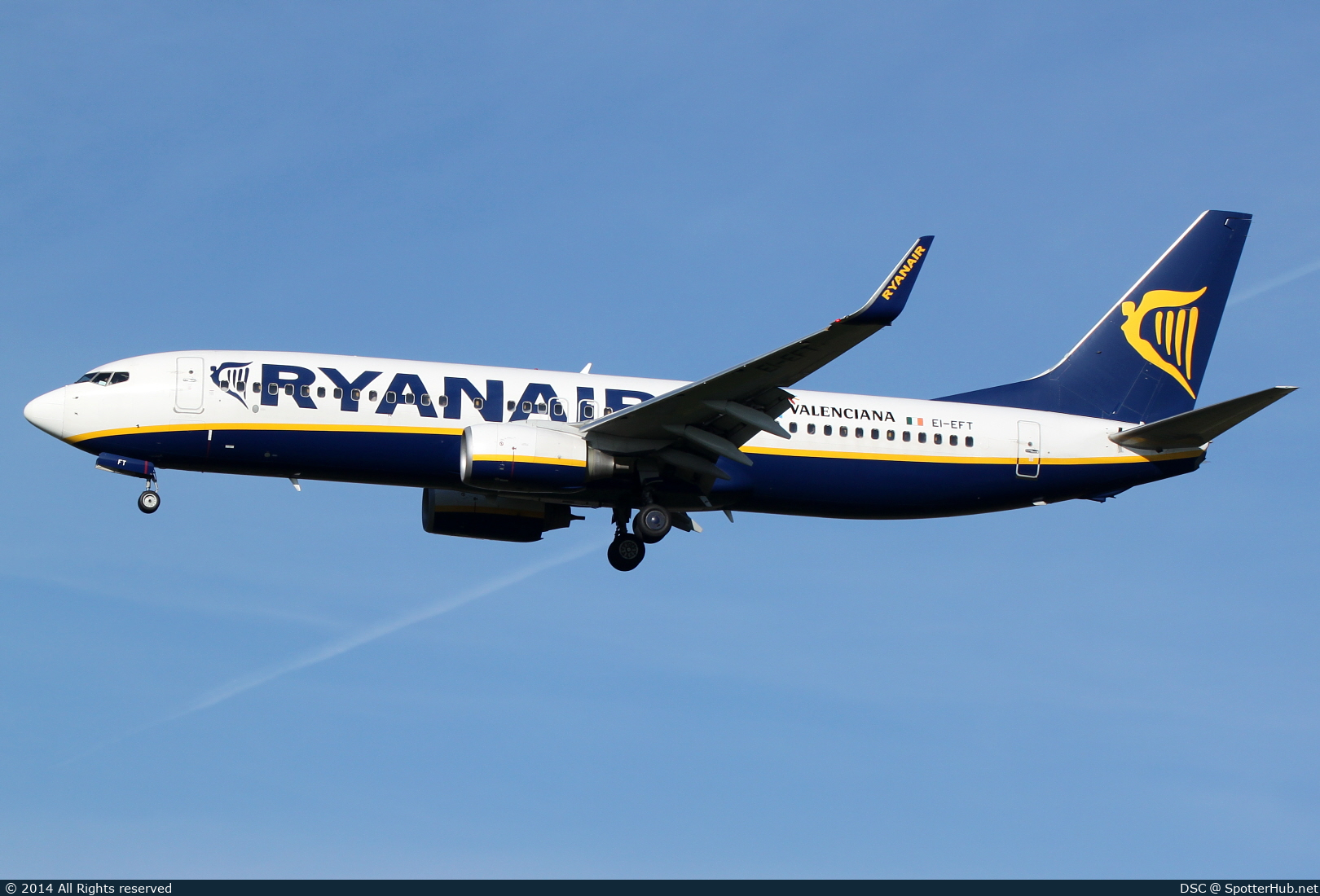 Photo of EI-EFT - Boeing 737-8AS operated by Ryanair