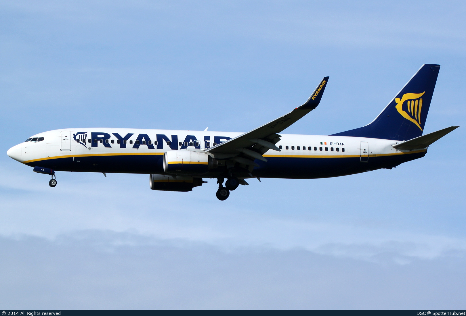 Photo of EI-DAN - Boeing 737-8AS operated by Ryanair