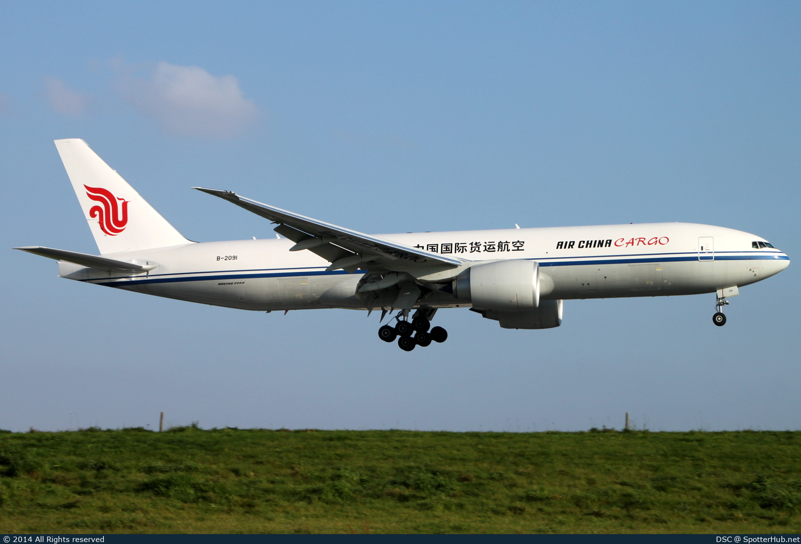 Photo of B-2091 - Boeing 777-FFT operated by Air China Cargo