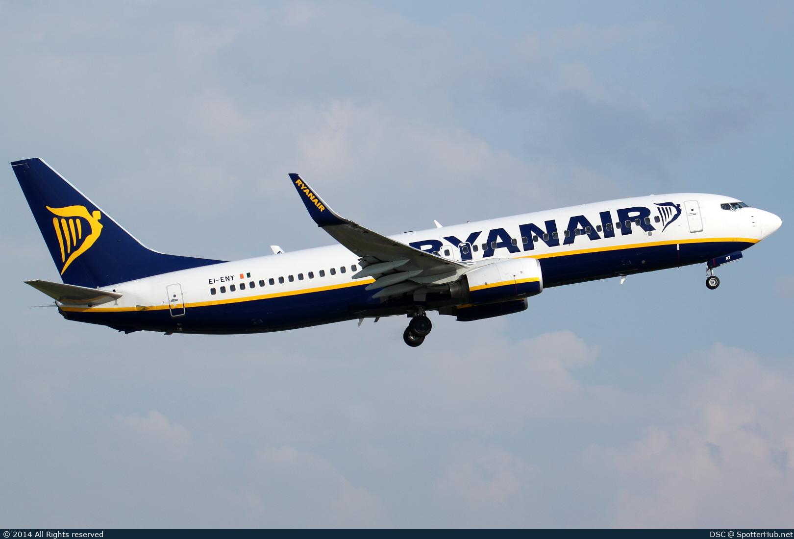 Photo of EI-ENY - Boeing 737-8AS operated by Ryanair