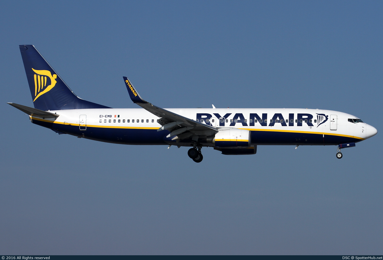 Photo of EI-EMB - Boeing 737-8AS operated by Ryanair