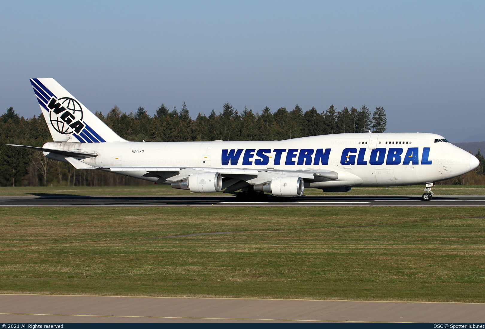 Photo of N344KD - Boeing 747-446(BCF) operated by Western Global Airlines