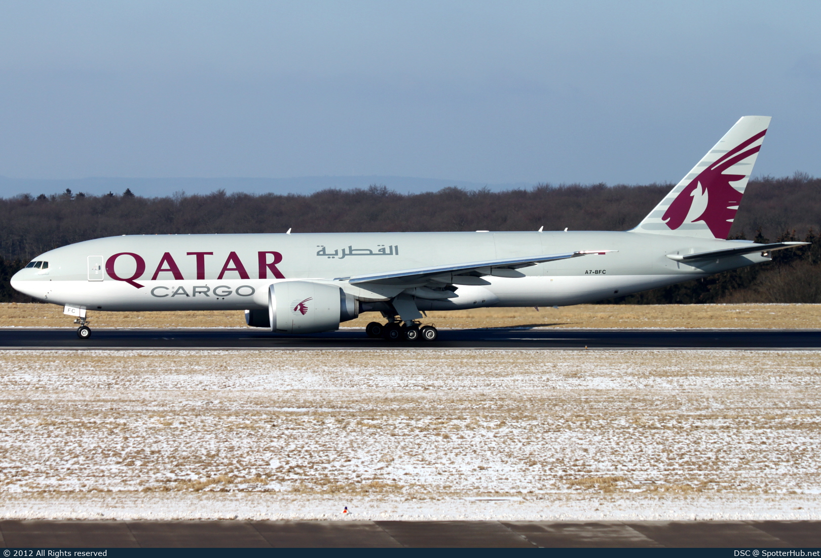 Photo of A7-BFC - Boeing 777-FDZ operated by Qatar Airways Cargo