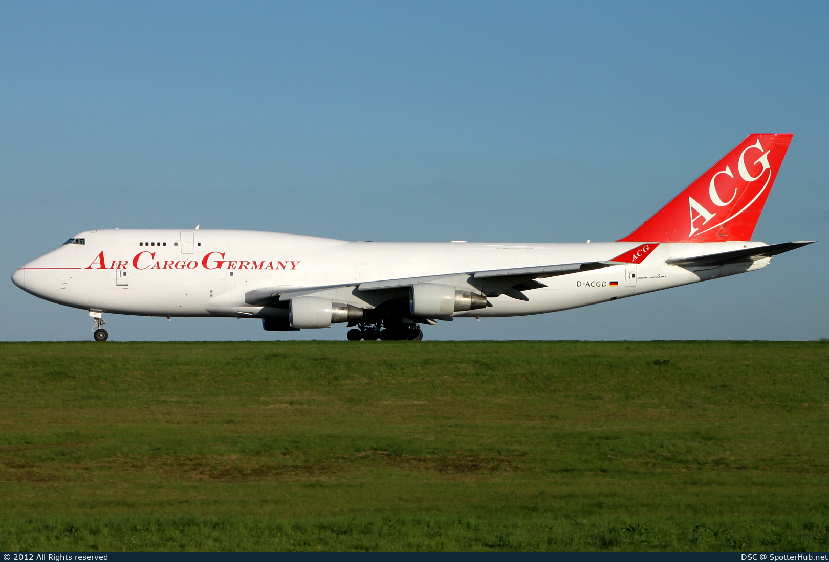 Photo of D-ACGD - Boeing 747-412(BCF) operated by Air Cargo Germany