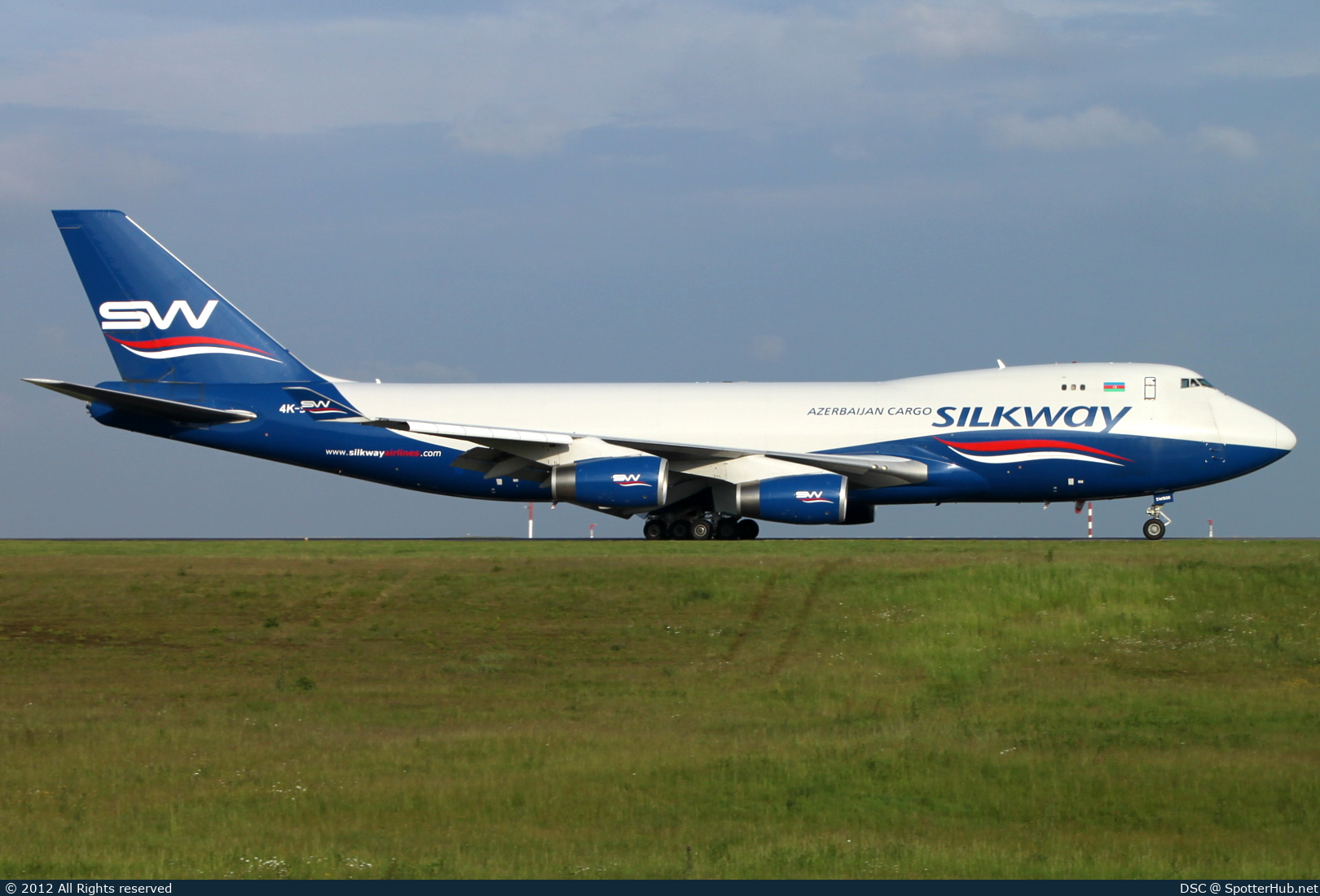 Photo of 4K-SW800 - Boeing 747-4R7F operated by Silk Way West Airlines