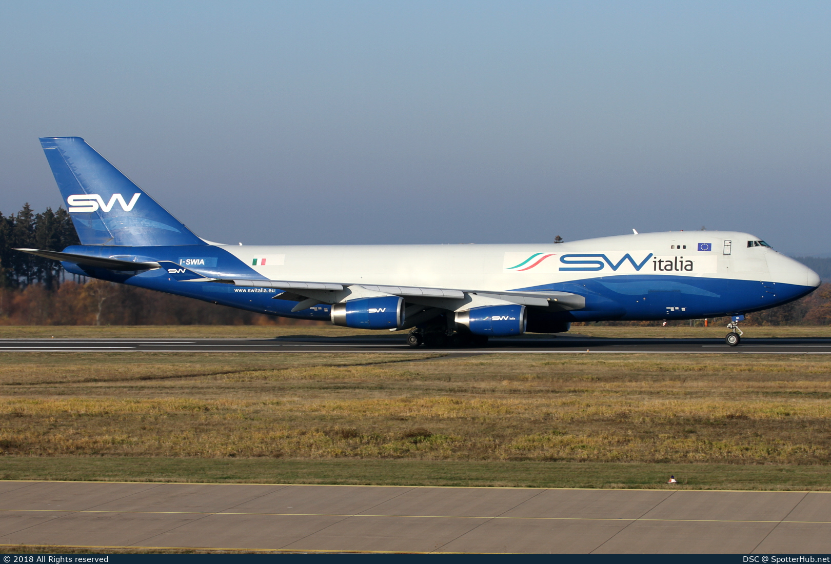 Photo of I-SWIA - Boeing 747-4R7F operated by SW Italia