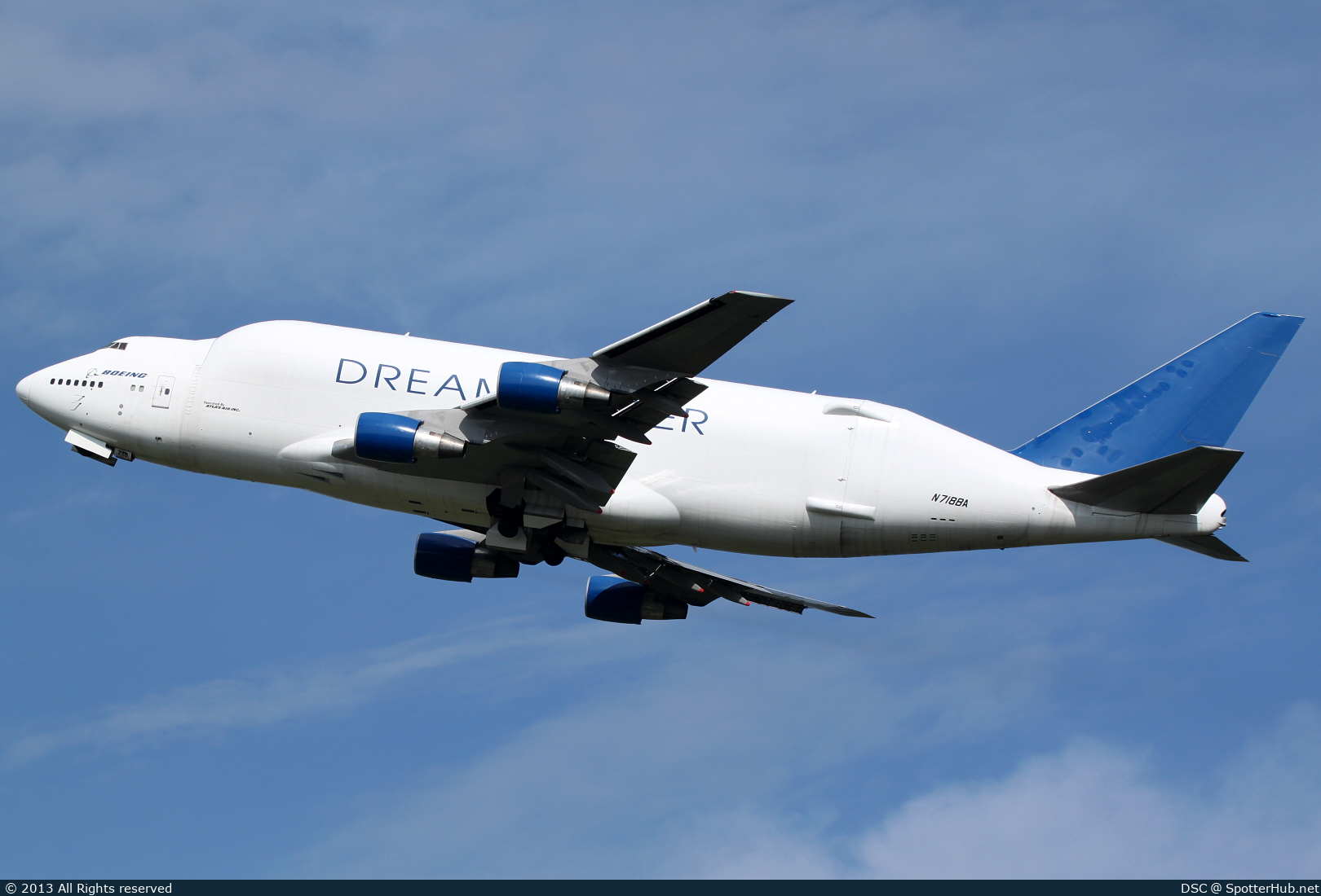 Photo of N718BA - Boeing 747-4H6(LCF) Dreamlifter operated by Boeing Company (opb Atlas Air)