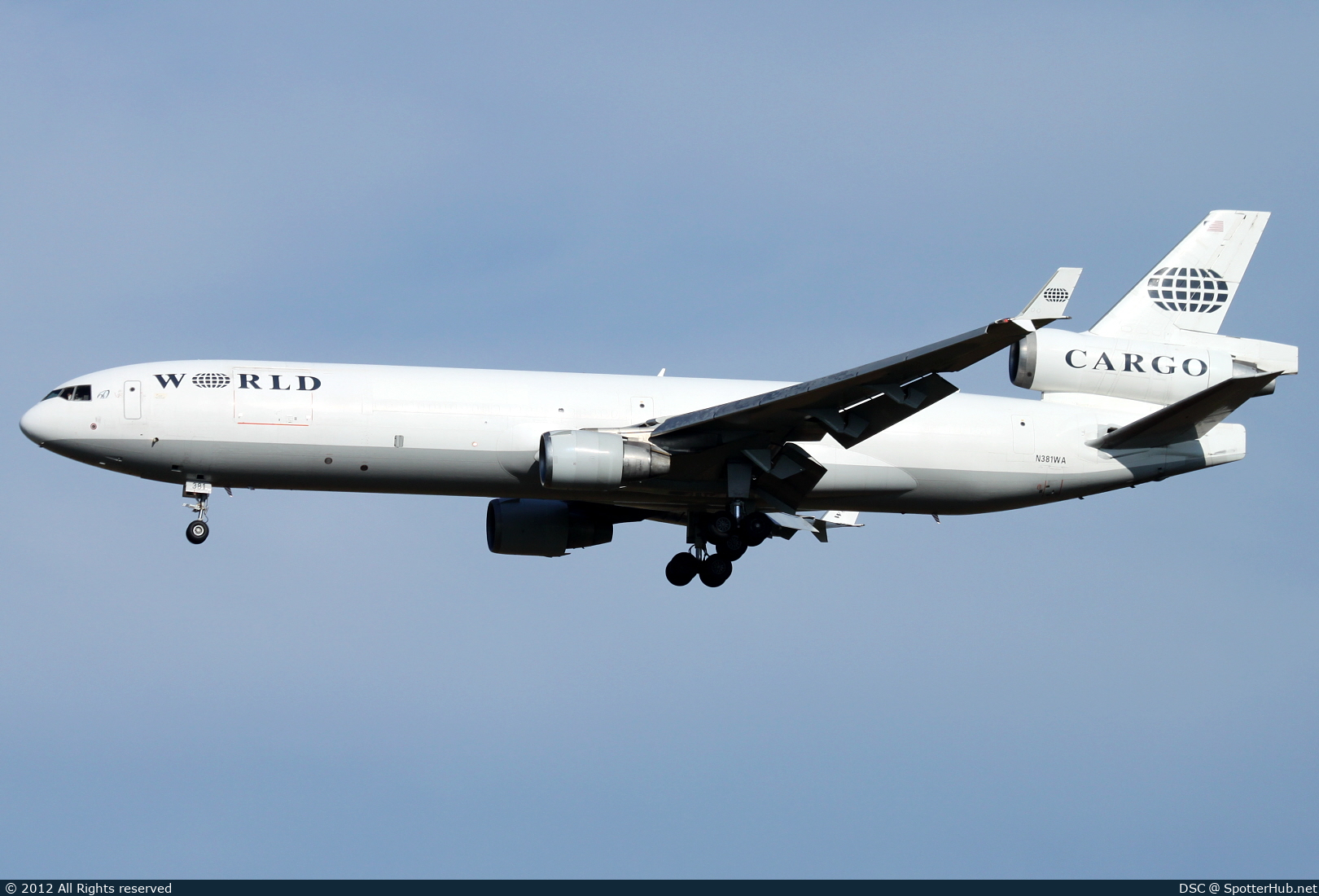 Photo of N381WA - McDonnell Douglas MD-11(F) operated by World Airways Cargo