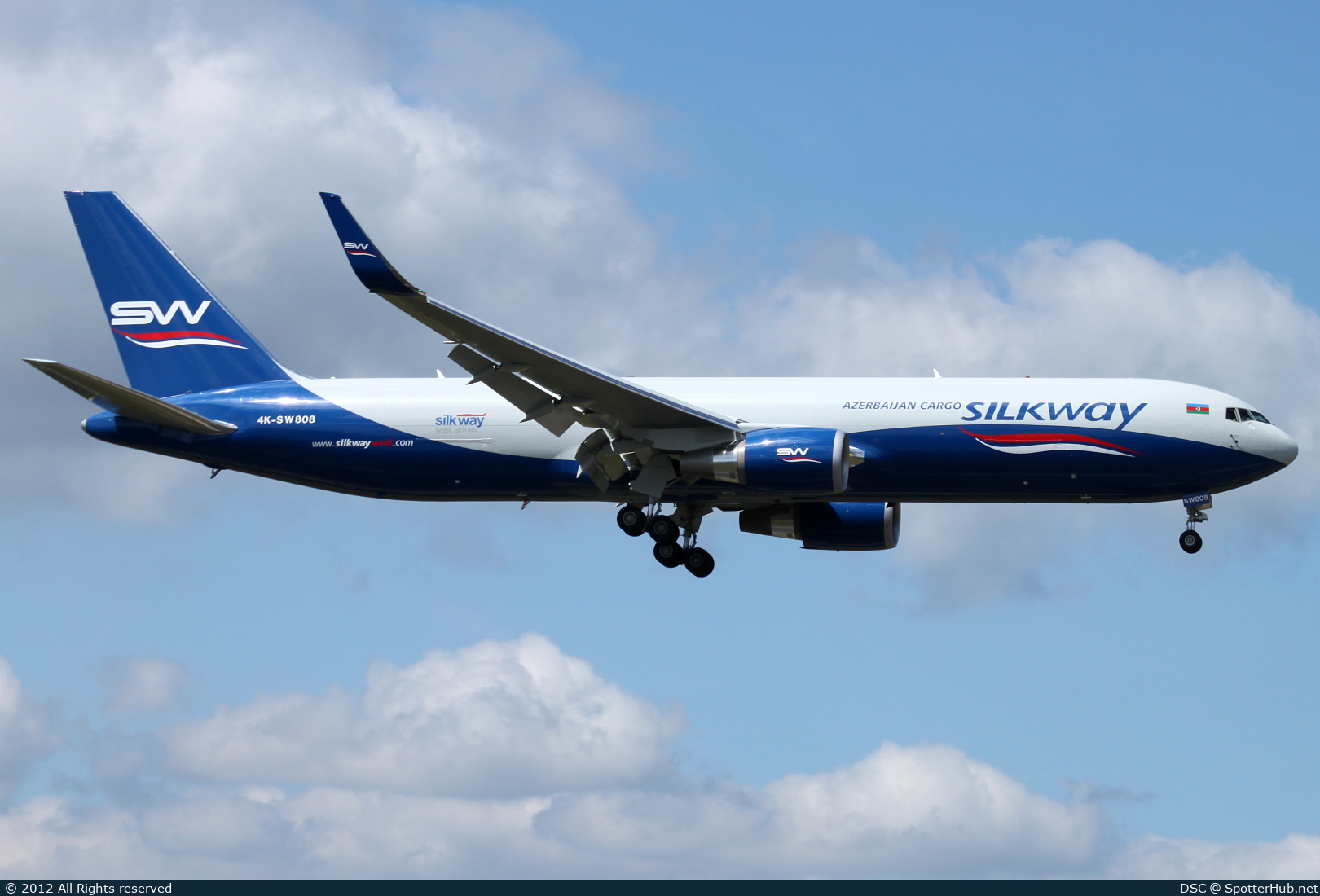 Photo of 4K-SW808 - Boeing 767-32LF operated by Silk Way West Airlines