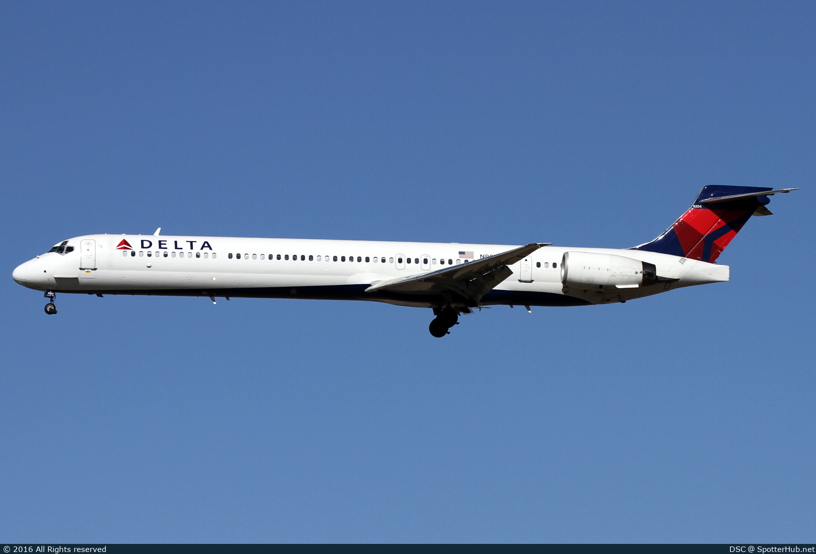 Photo of N904DA - McDonnell Douglas MD-90 operated by Delta Air Lines
