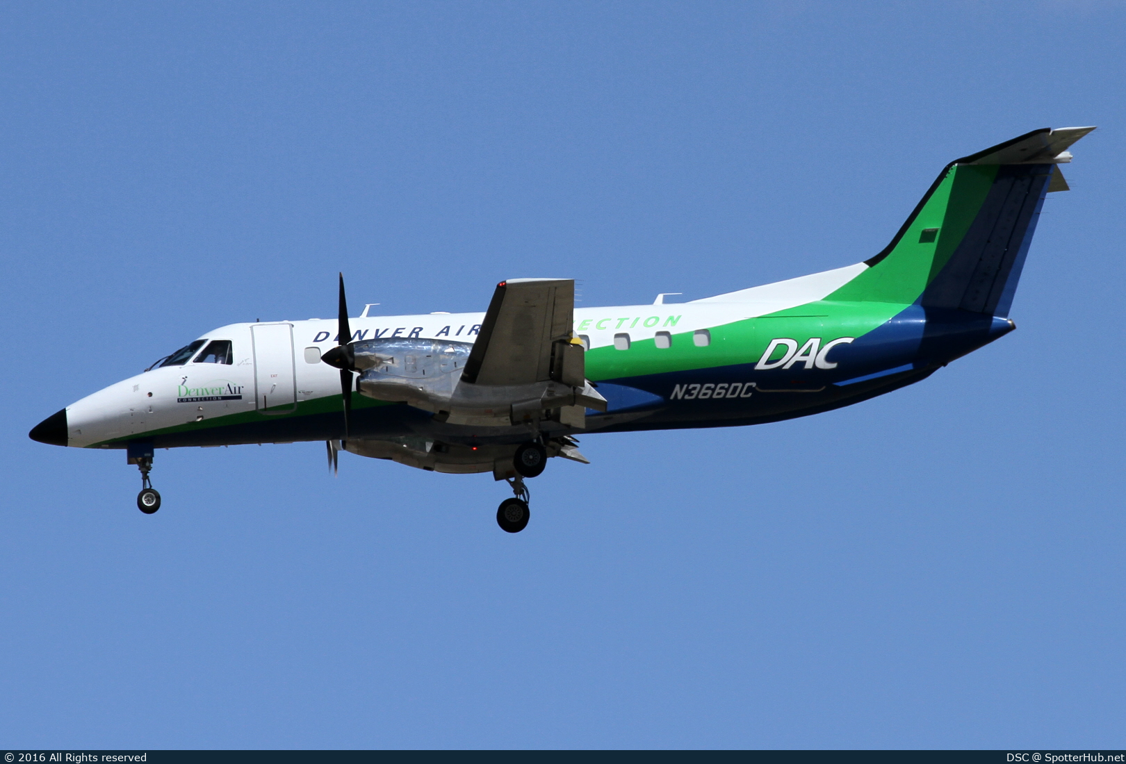 Photo of N366DC - Embraer EMB-120ER Brasilia operated by Denver Air Connection (opb Key Lime Air)