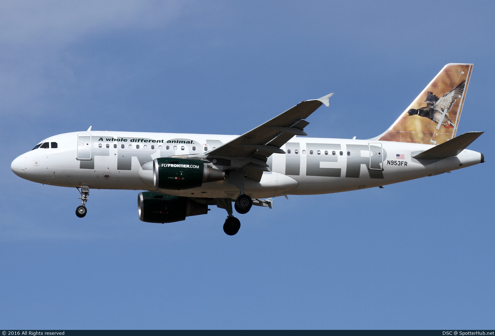 Photo of N953FR - Airbus A319-112 operated by Frontier Airlines