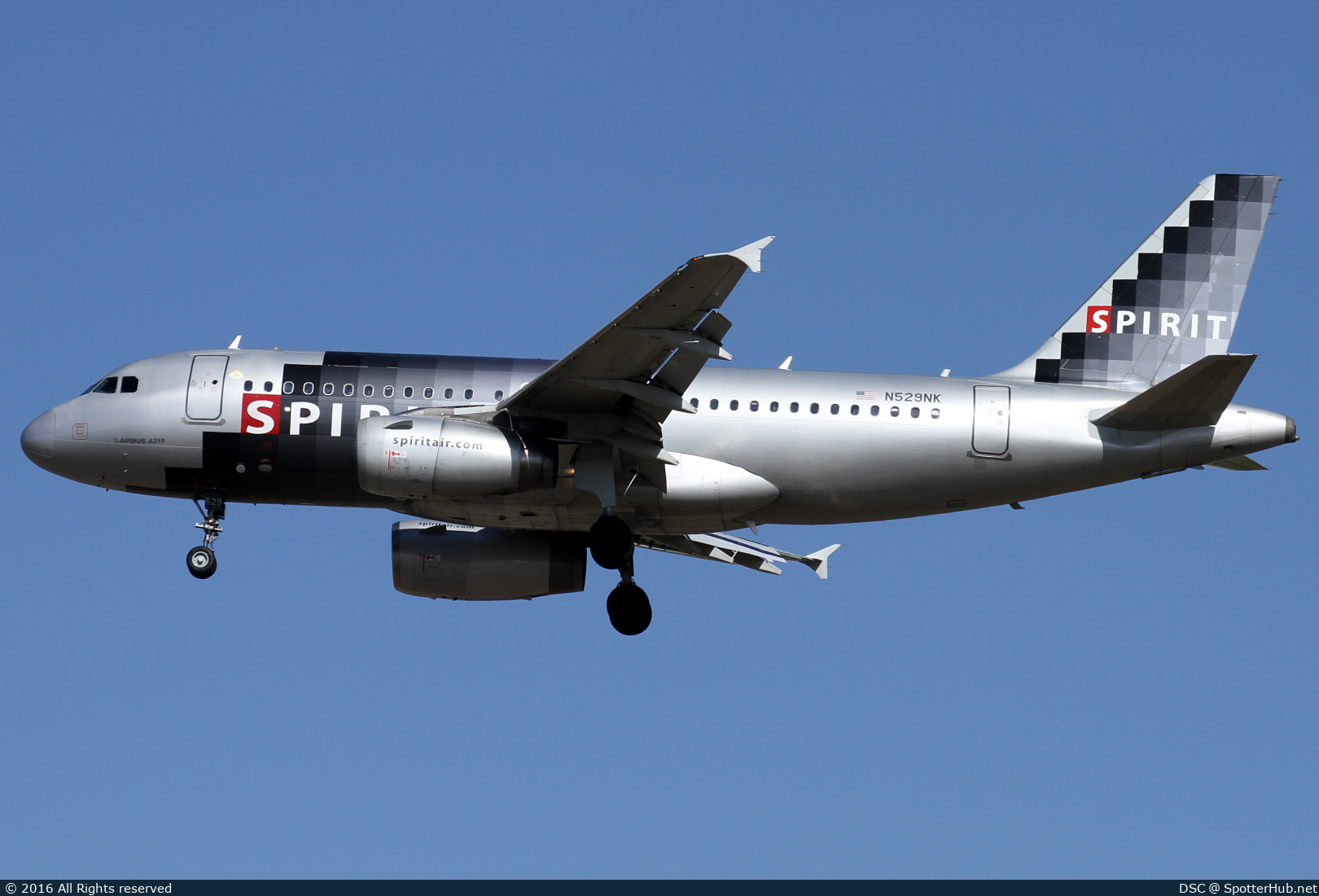 Photo of N529NK - Airbus A319-132 operated by Spirit Airlines