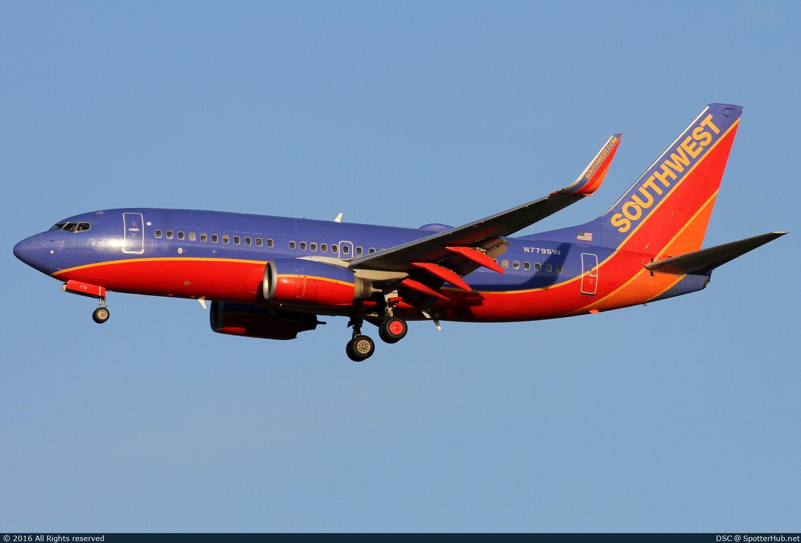Photo of N779SW - Boeing 737-7H4 operated by Southwest Airlines