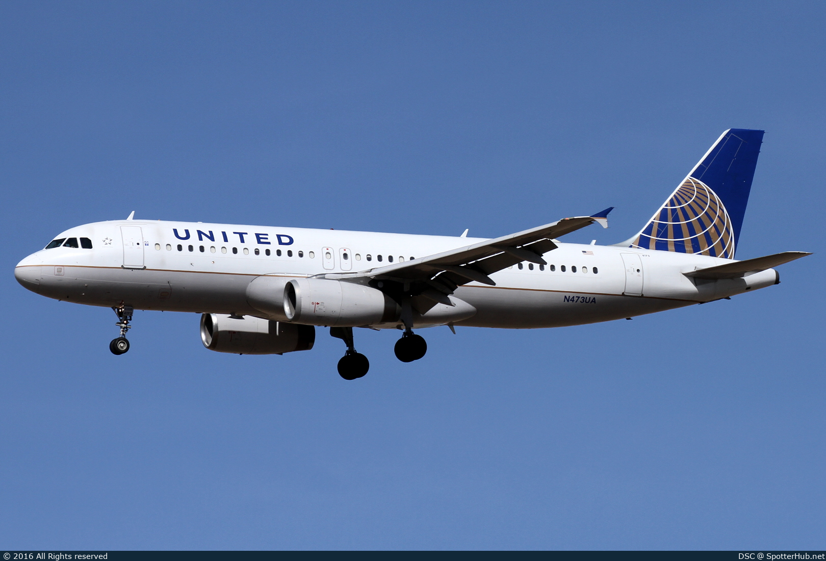 Photo of N473UA - Airbus A320-232 operated by United Airlines