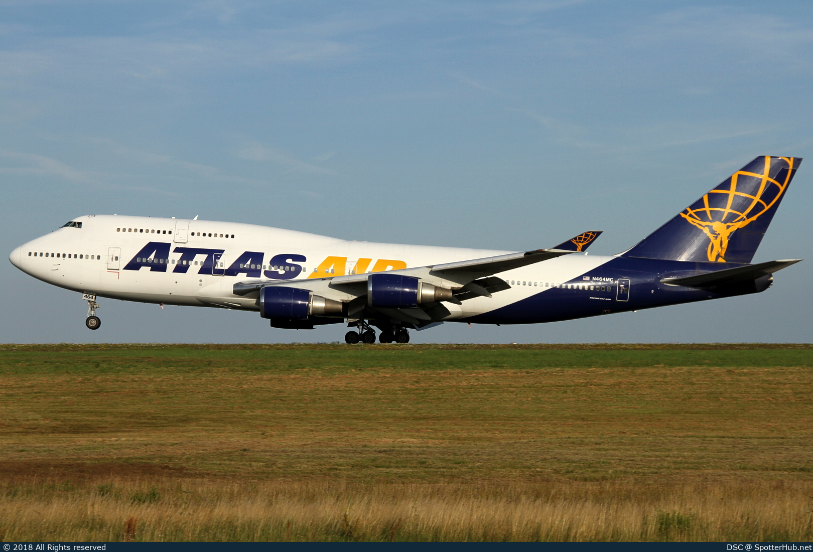 Photo of N464MC - Boeing 747-446 operated by Atlas Air