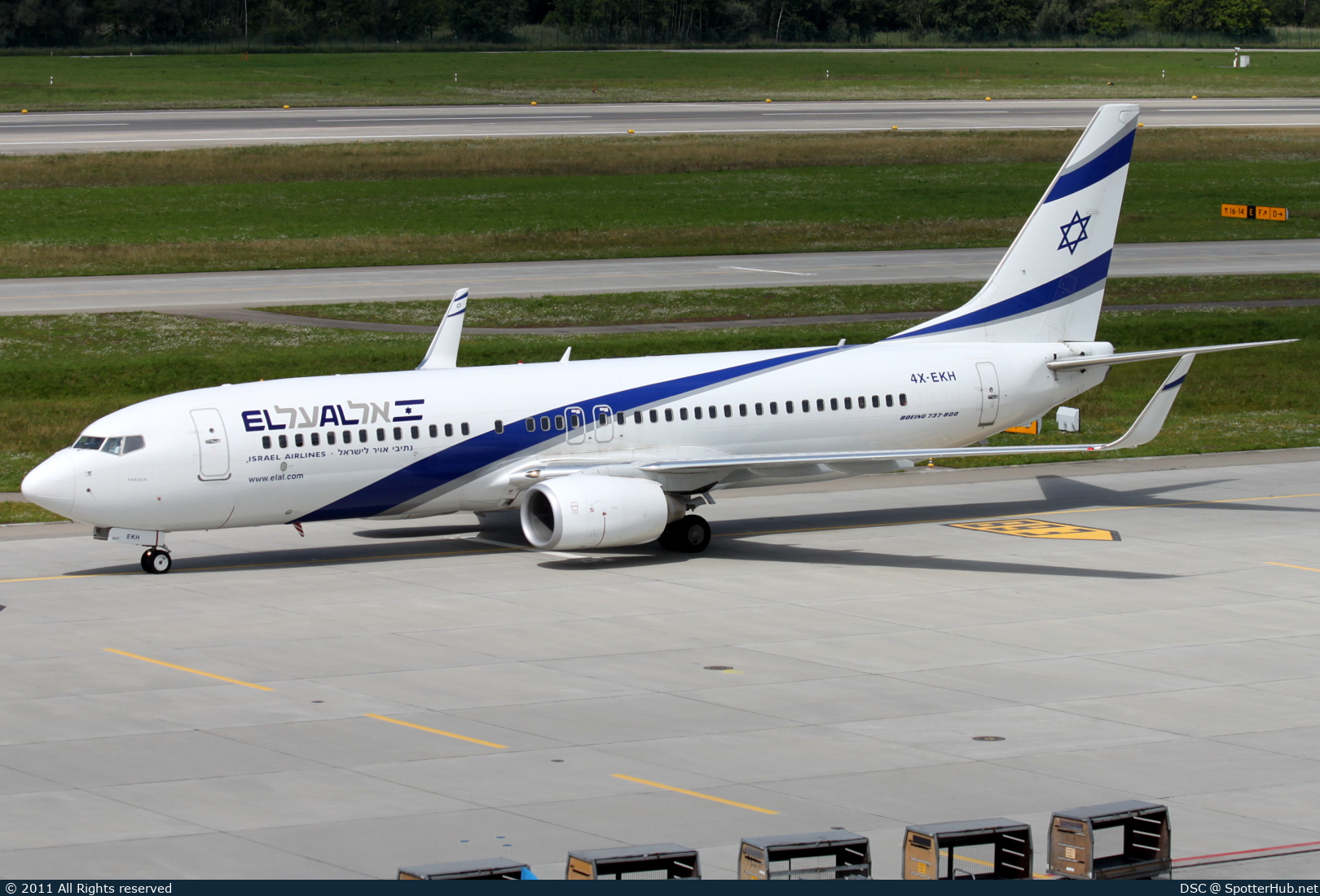 Photo of 4X-EKH - Boeing 737-85P operated by El Al Israel Airlines