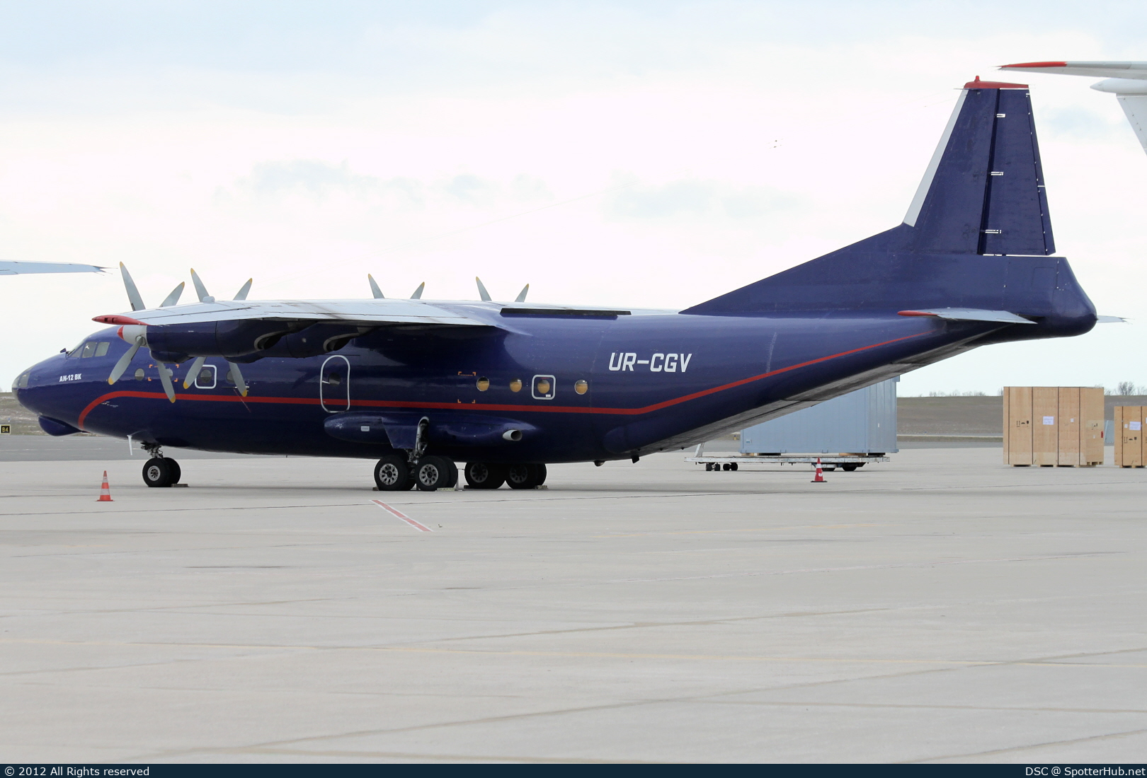 Photo of UR-CGV - Antonov An-12BK operated by Meridian Aviation