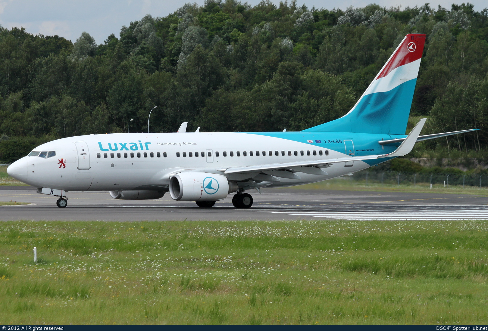 Photo of LX-LGR - Boeing 737-7C9 operated by Luxair