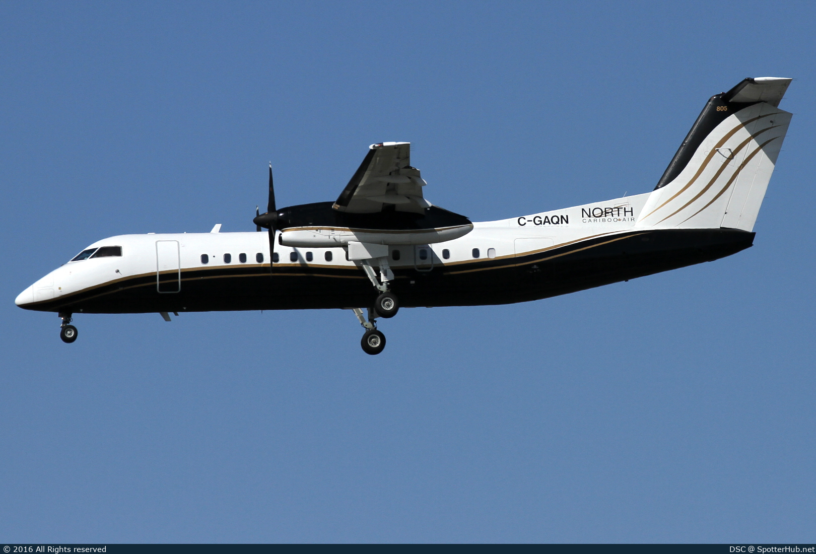 Photo of C-GAQN - De Havilland Canada DHC-8-311Q Dash 8 operated by North Cariboo Air