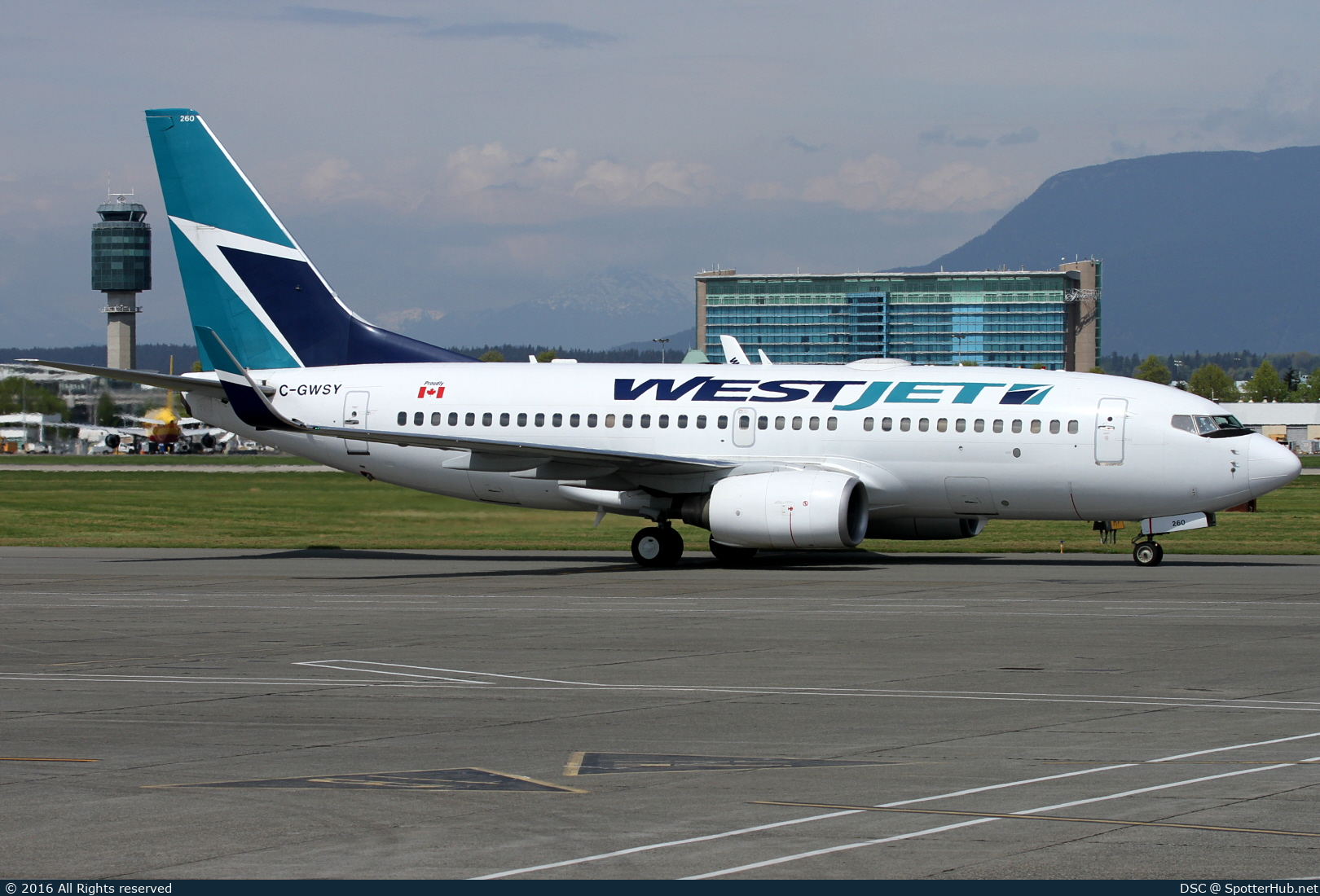 Photo of C-GWSY - Boeing 737-7CT operated by WestJet Airlines