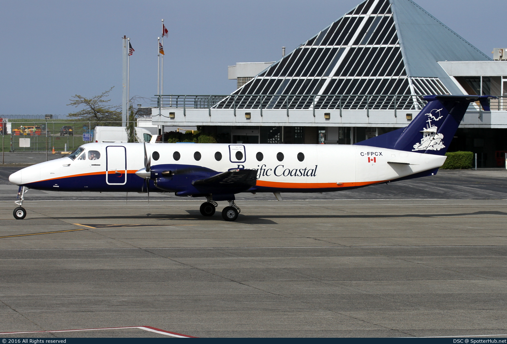 Photo of C-FPCX - Beechcraft 1900C operated by Pacific Coastal Airlines