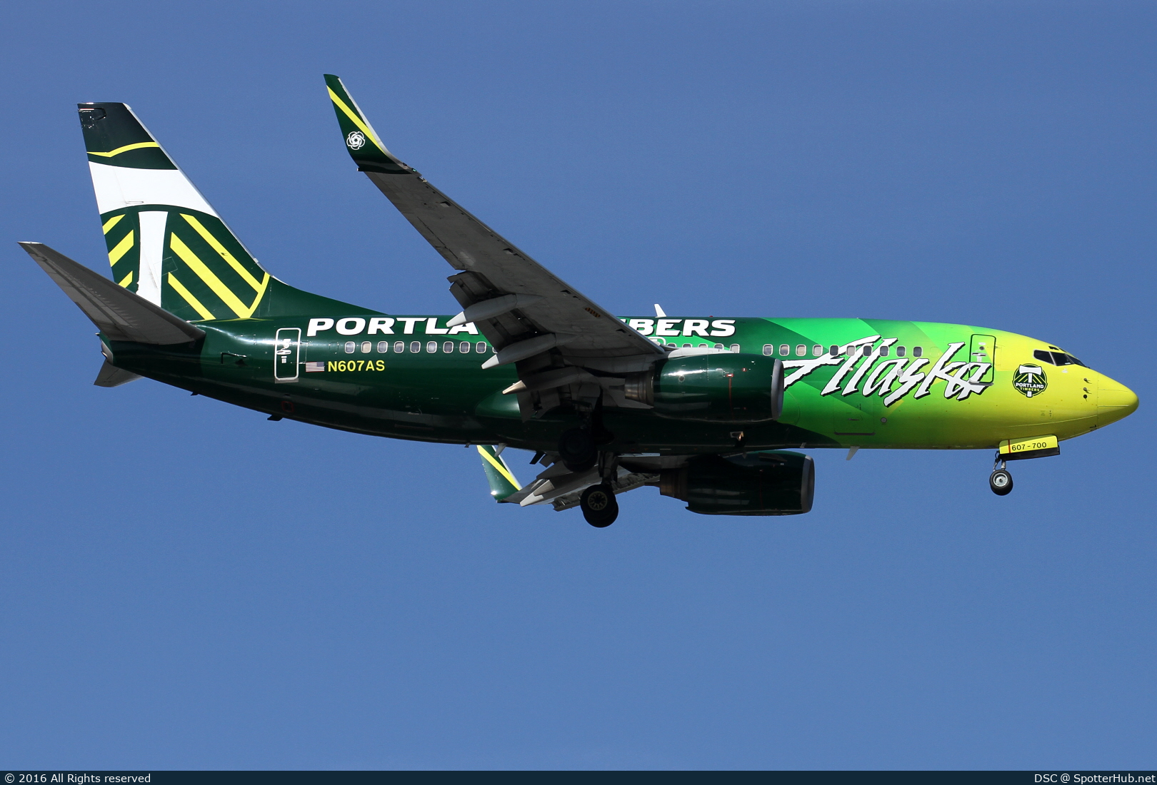 Photo of N607AS - Boeing 737-790 operated by Alaska Airlines
