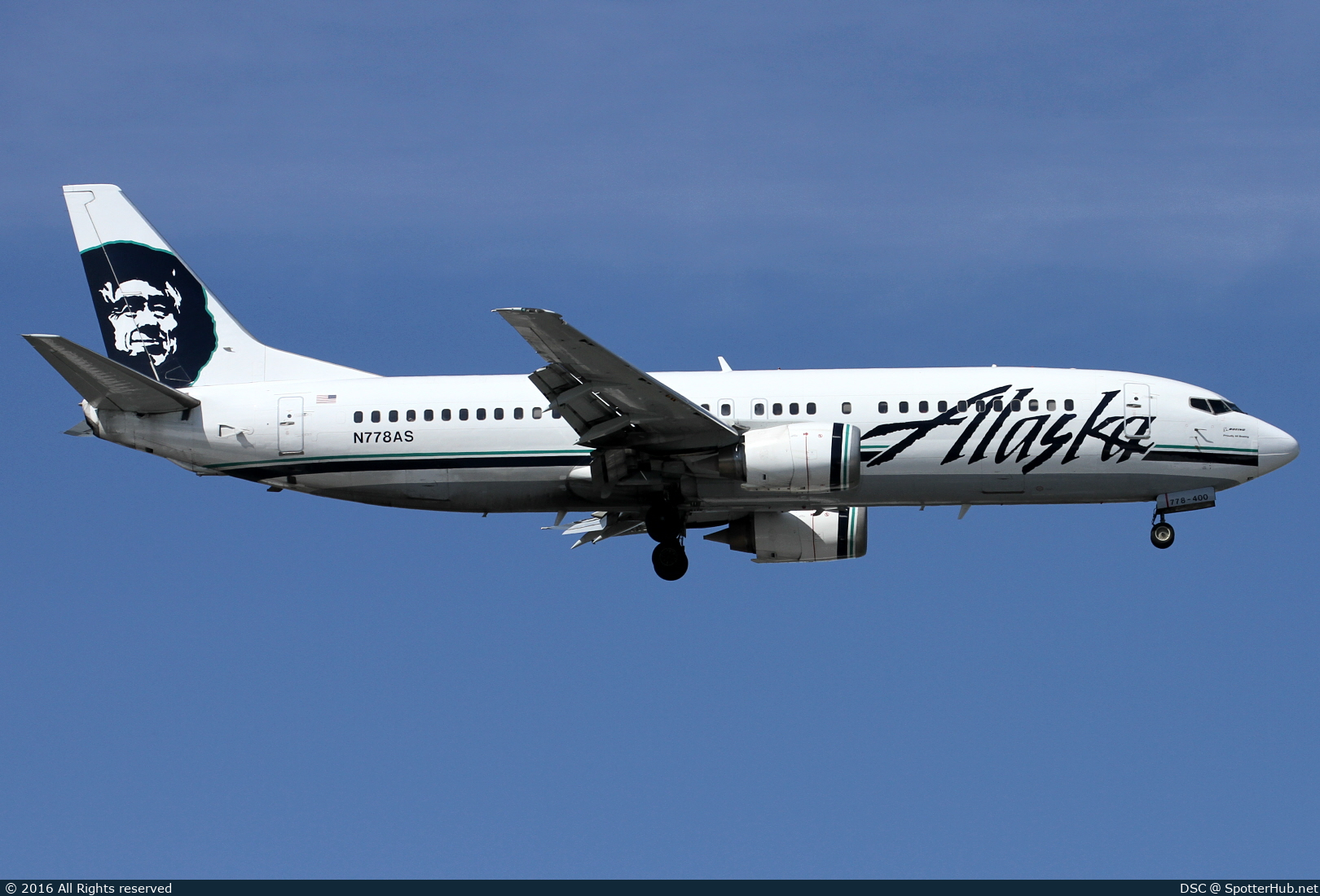 Photo of N778AS - Boeing 737-4Q8 operated by Alaska Airlines