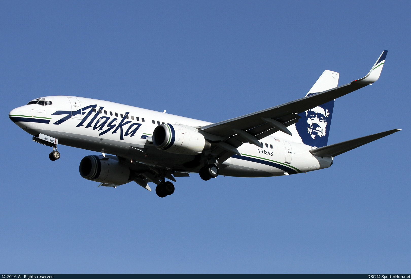 Photo of N612AS - Boeing 737-790 operated by Alaska Airlines