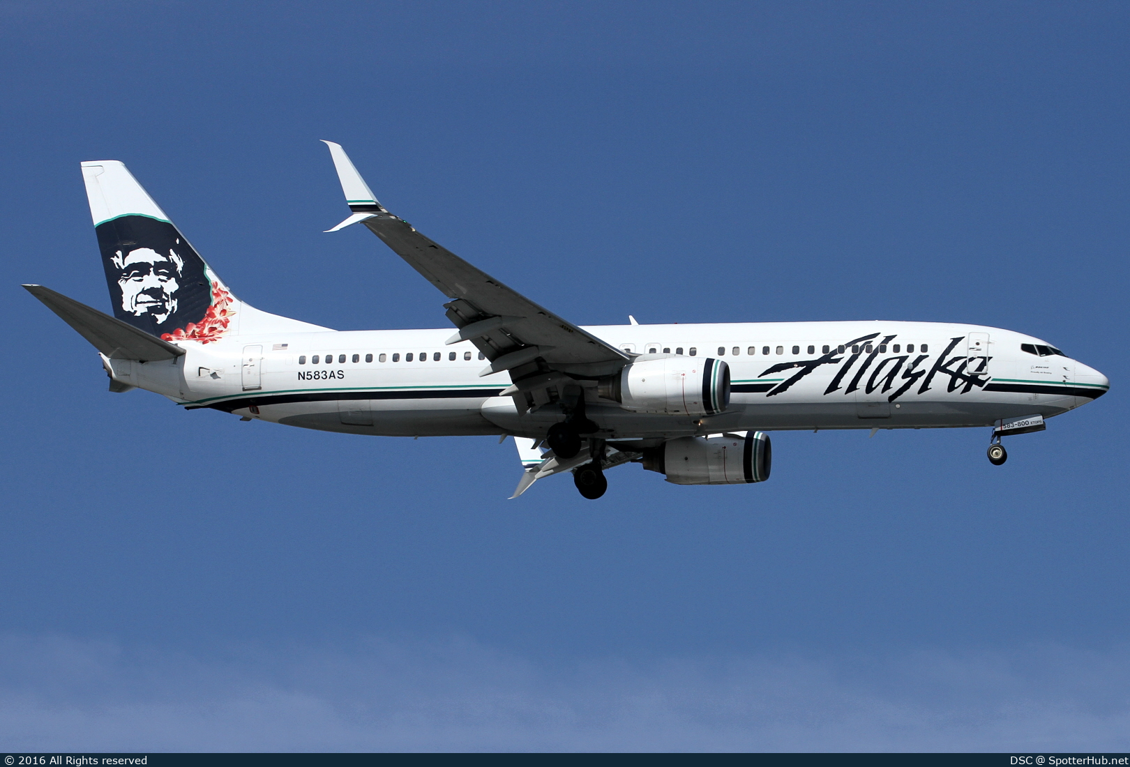 Photo of N583AS - Boeing 737-890 operated by Alaska Airlines