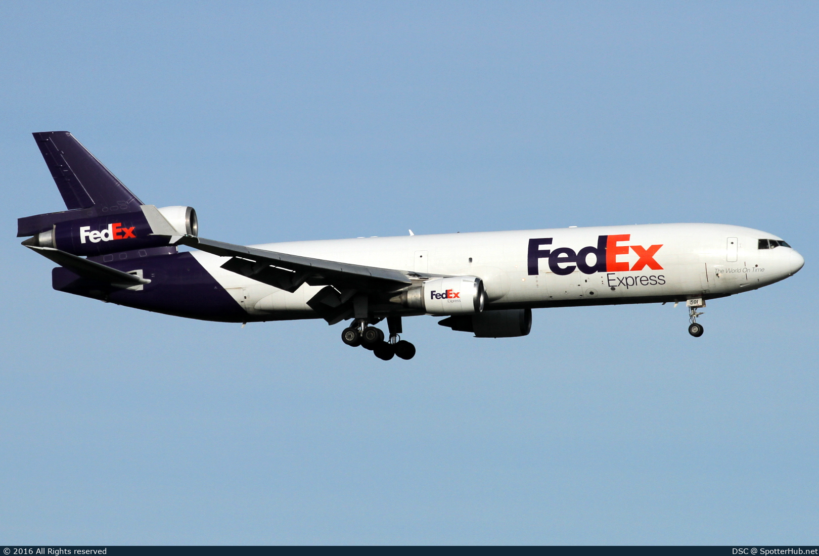 Photo of N591FE - McDonnell Douglas MD-11(F) operated by FedEx
