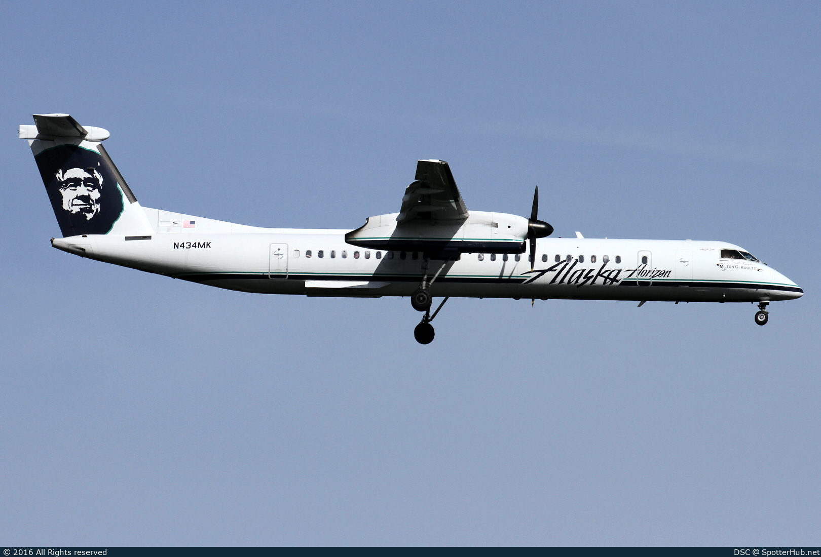 Photo of N434MK - Bombardier DHC-8-402 Dash 8 Q400 operated by Alaska Airlines (opb Horizon Air)