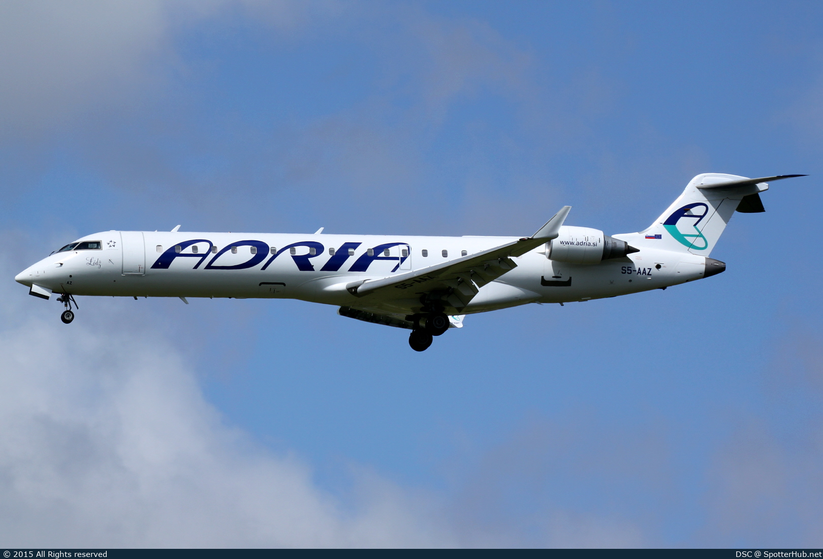 Photo of S5-AAZ - Bombardier CRJ-701ER operated by Adria Airways
