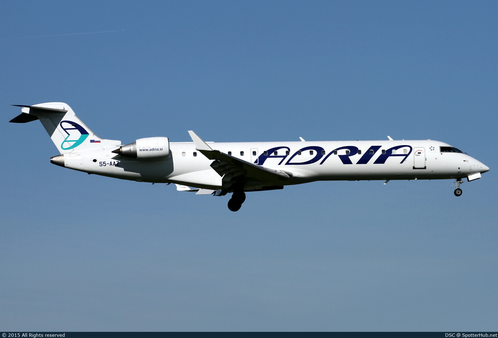 Photo of S5-AAZ - Bombardier CRJ-701ER operated by Adria Airways
