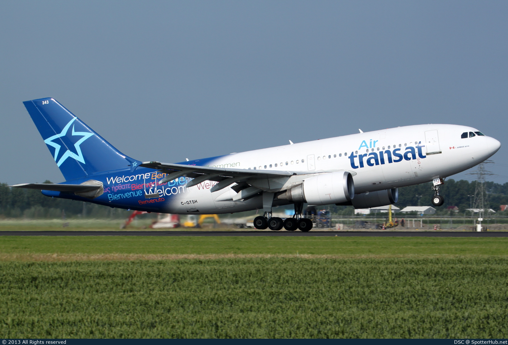 Photo of C-GTSH - Airbus A310-308 operated by Air Transat