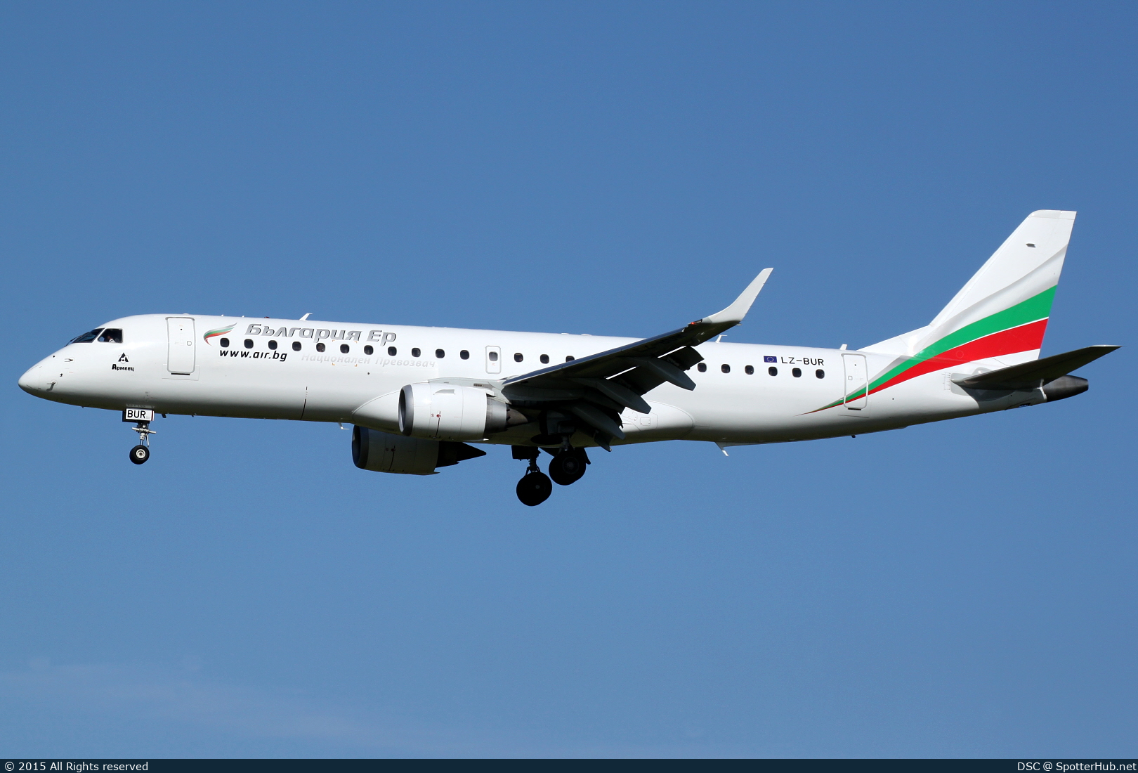 Photo of LZ-BUR - Embraer ERJ-190AR operated by Bulgaria Air