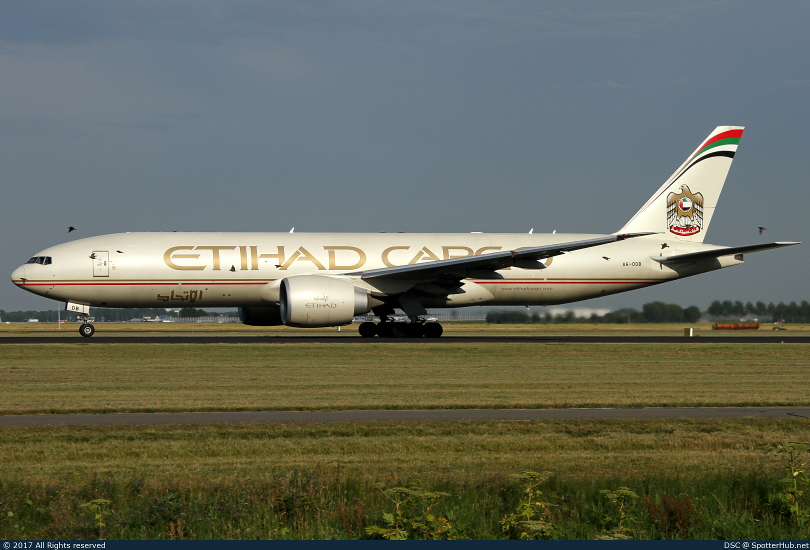 Photo of A6-DDB - Boeing 777-FFX operated by Etihad Cargo