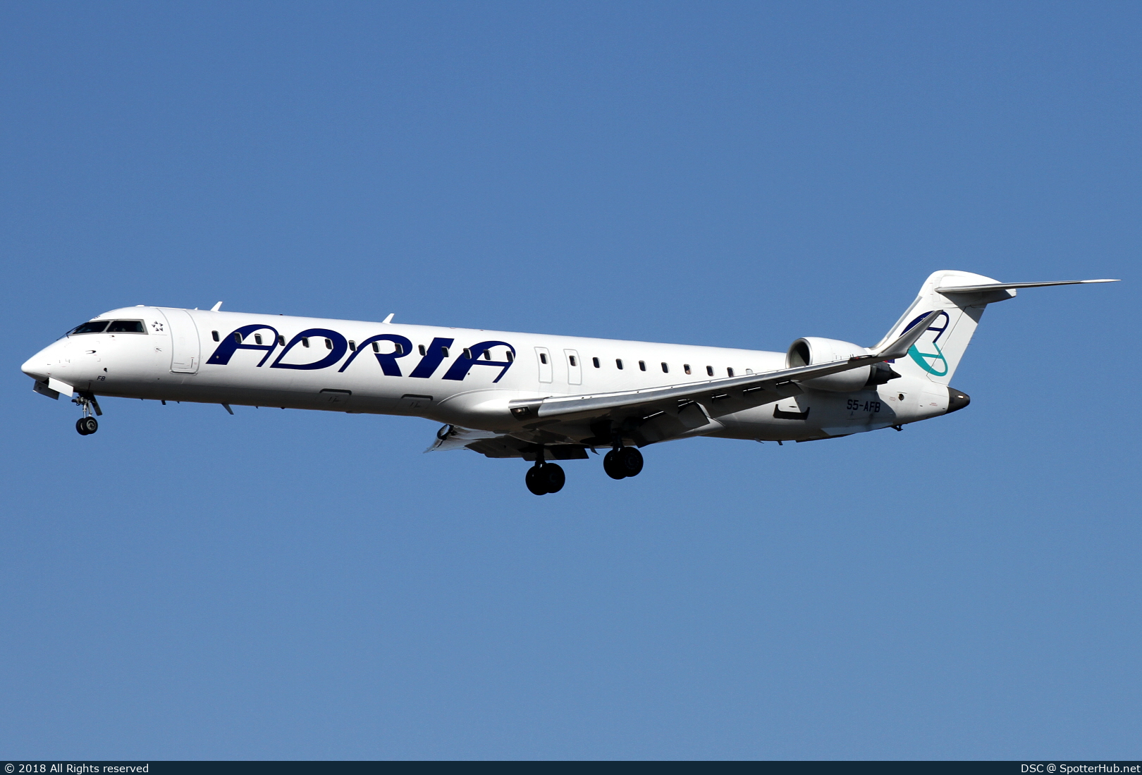 Photo of S5-AFB - Bombardier CRJ-900ER operated by Adria Airways