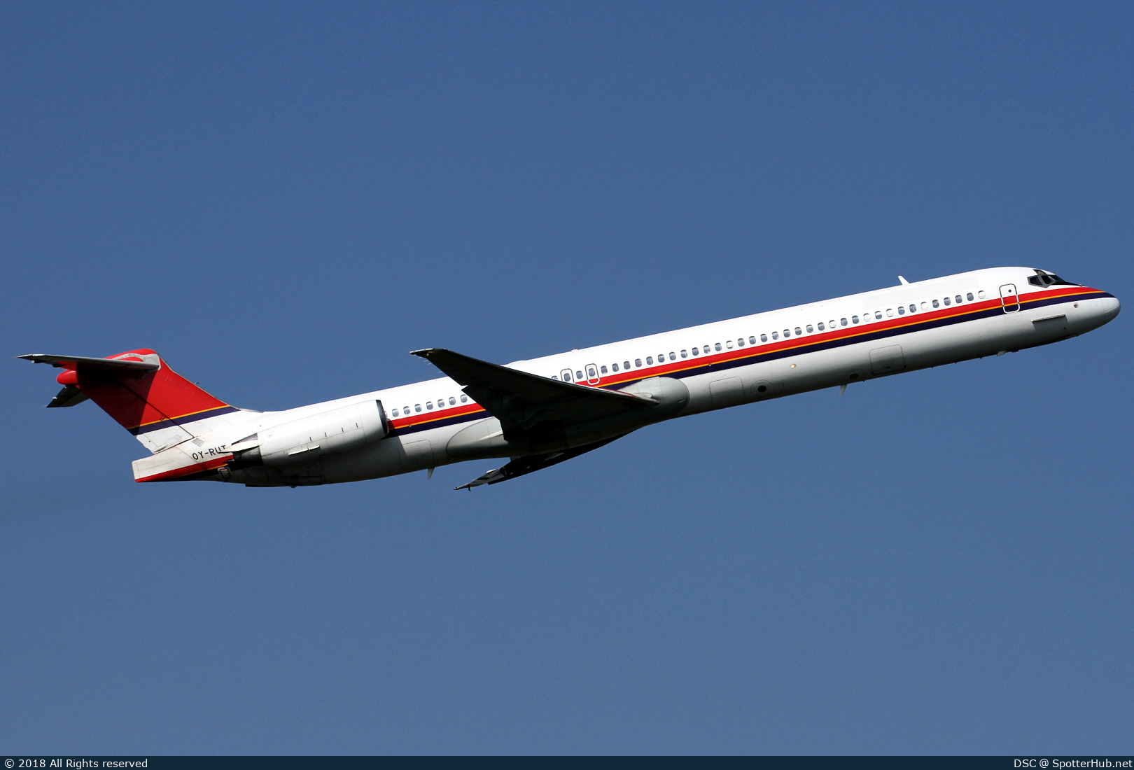 Photo of OY-RUT - McDonnell Douglas MD-82 operated by DAT Danish Air Transport