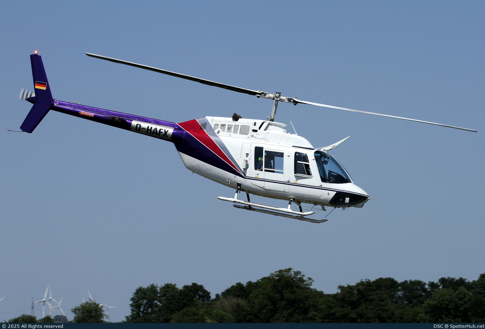 Photo of D-HAFX - Bell 206B JetRanger III operated by Agrarflug Helilift