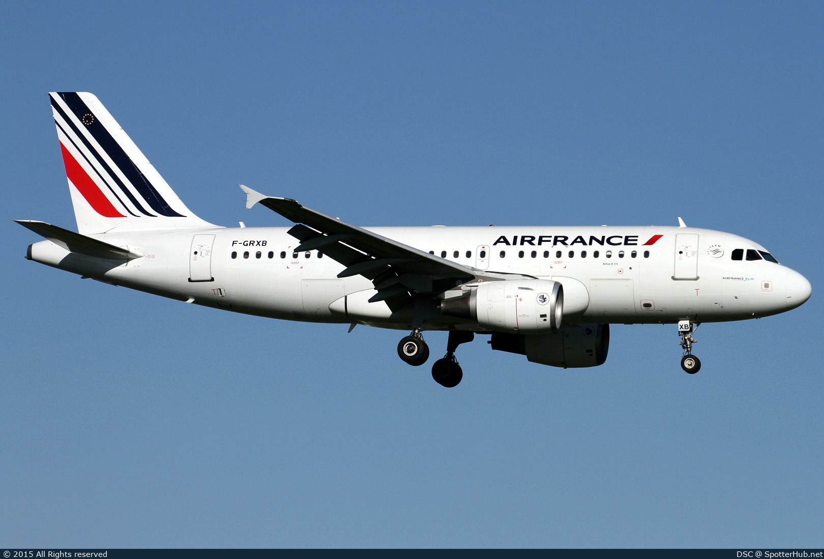 Photo of F-GRXB - Airbus A319-111 operated by Air France